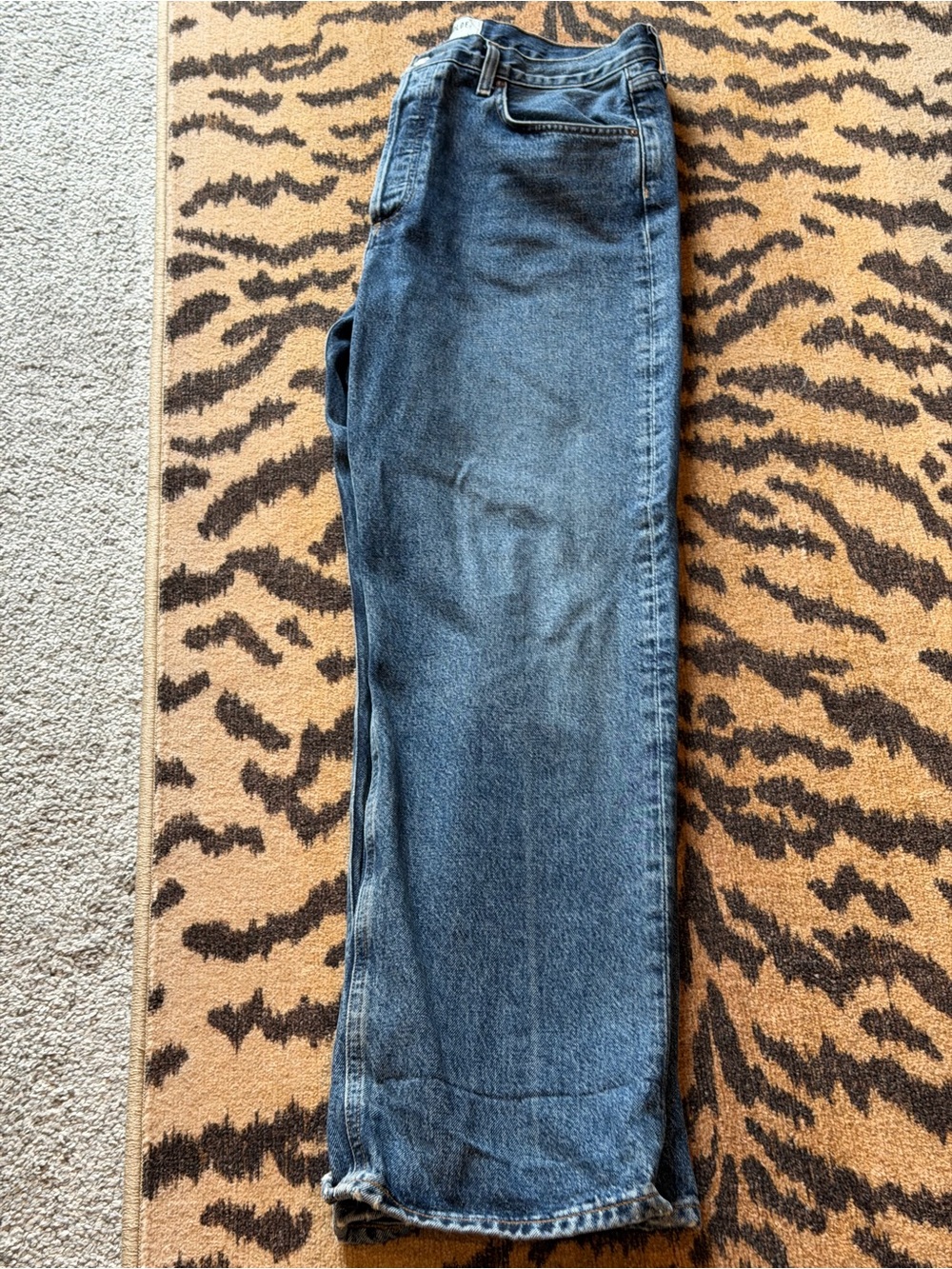 Agolde Fran low slung straight leg Jean - Picture 3 of 5